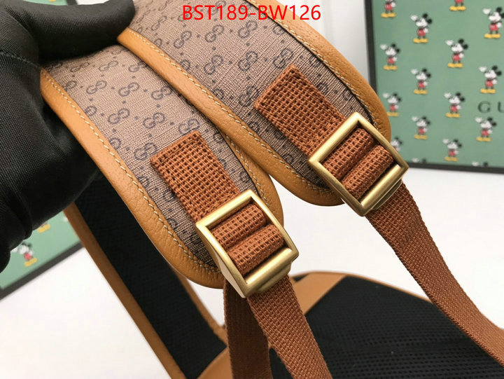 Gucci Bags(TOP)-Backpack-,best site for replica ,ID: BW126,$: 189USD