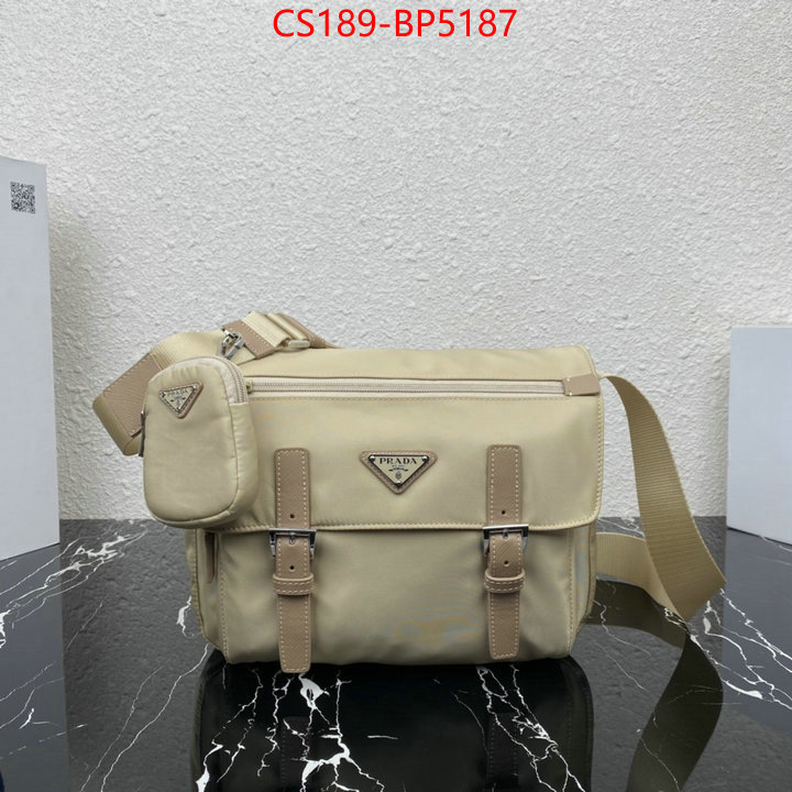 Prada Bags(TOP)-Diagonal-,ID: BP5187,$: 189USD