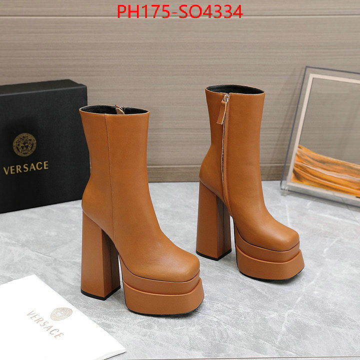 Women Shoes-Versace,mirror copy luxury , ID: SO4334,$: 175USD