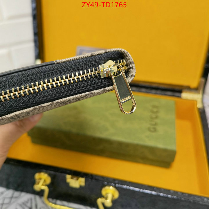 Gucci Bags(4A)-Wallet-,cheap high quality replica ,ID: TD1765,$: 49USD
