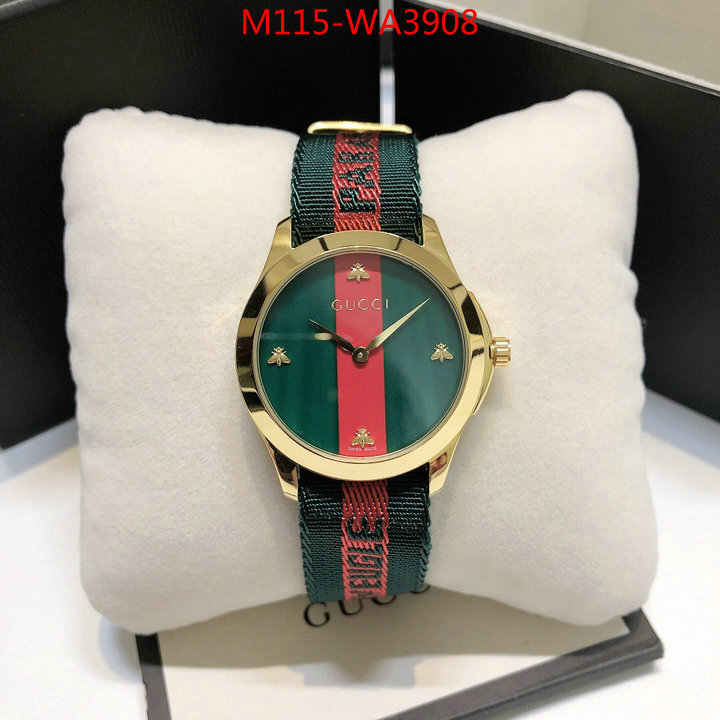 Watch(4A)-Gucci,best quality replica ,ID: WA3908,$: 115USD