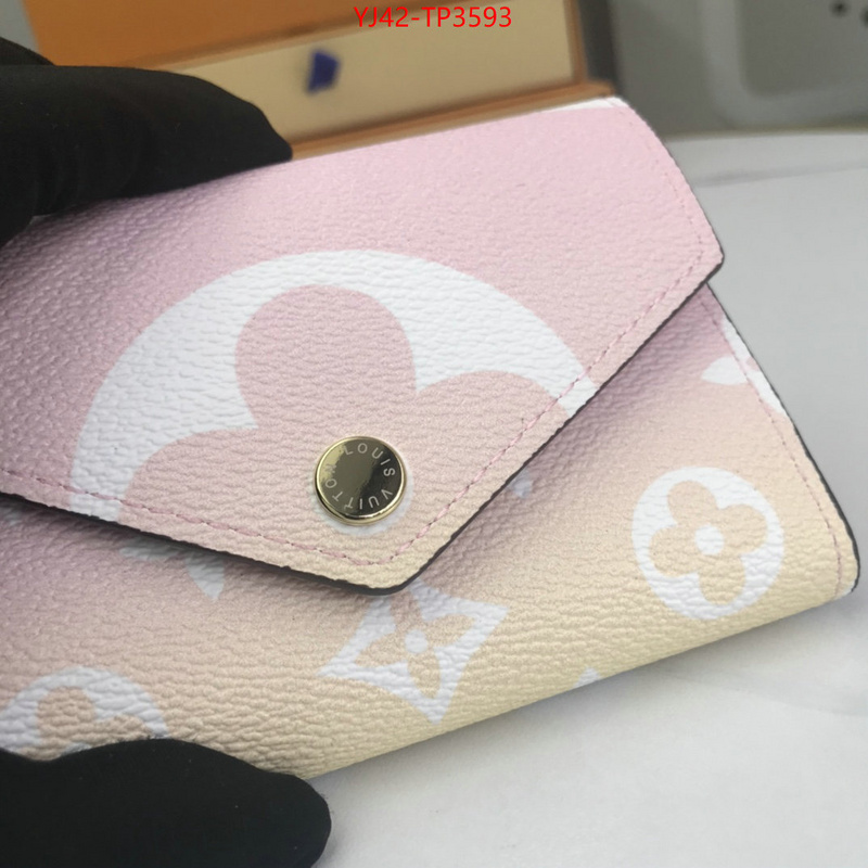 LV Bags(4A)-Wallet,ID: TP3593,$: 42USD