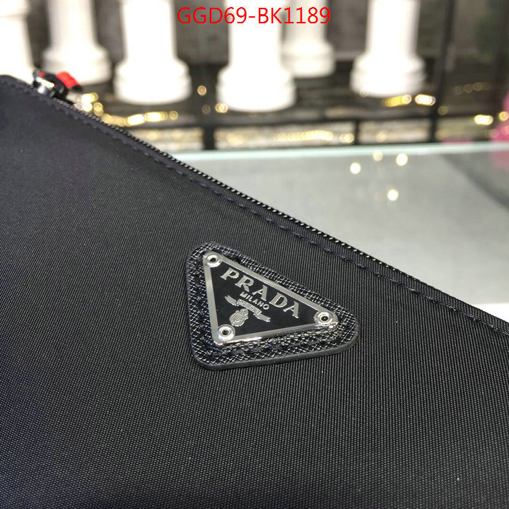 Prada Bags(TOP)-Clutch-,ID: BK1189,$:69USD