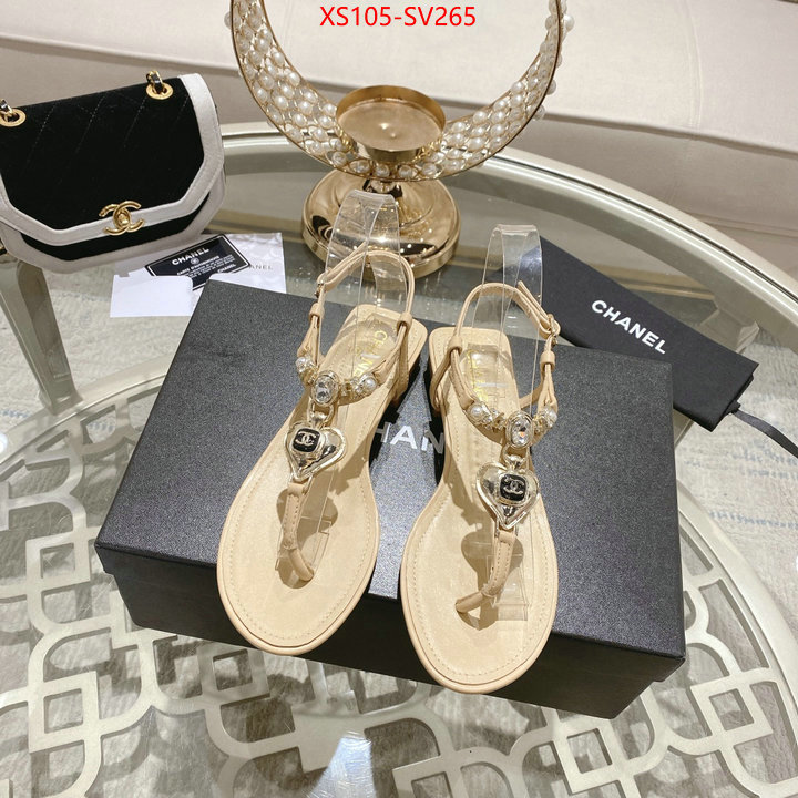 Women Shoes-Chanel,top quality designer replica , ID: SV265,$: 105USD