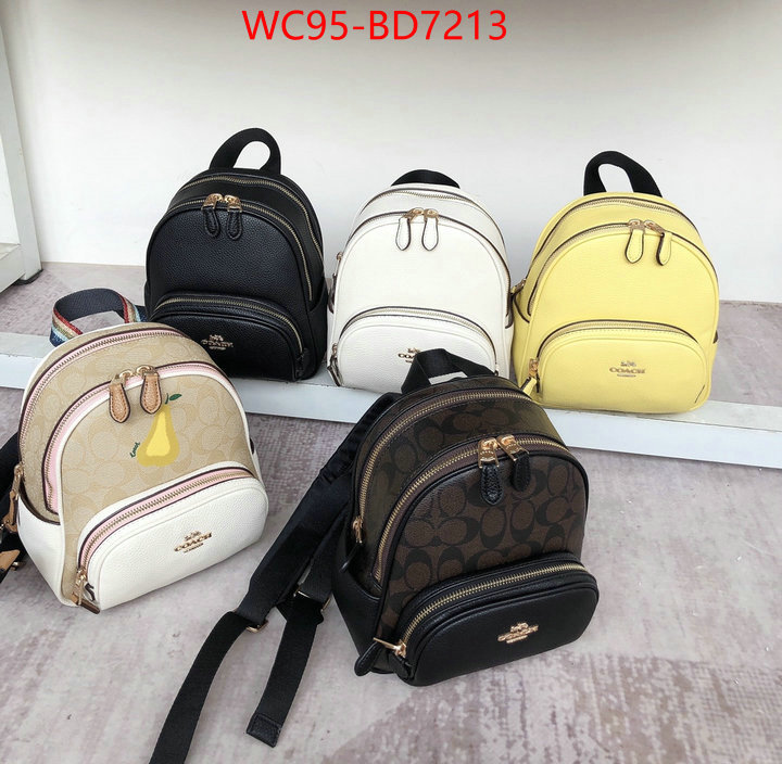 Coach Bags(4A)-Backpack-,top designer replica ,ID: BD7213,$: 95USD