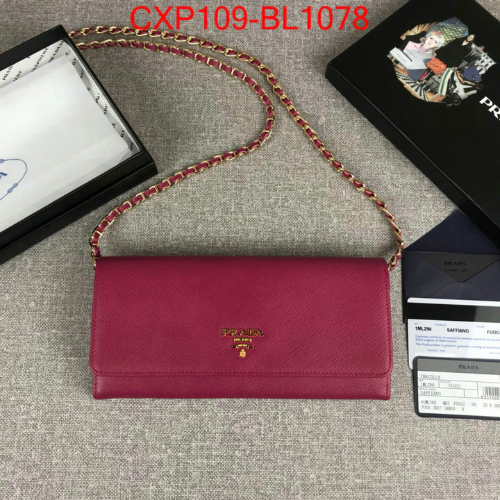 Prada Bags(TOP)-Diagonal-,ID: BL1078,$: 109USD