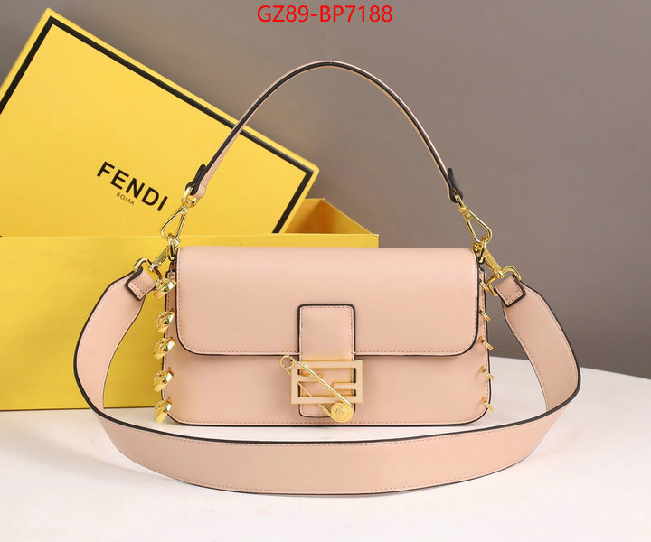 Fendi Bags(4A)-Baguette-,perfect replica ,ID: BP7188,$: 89USD