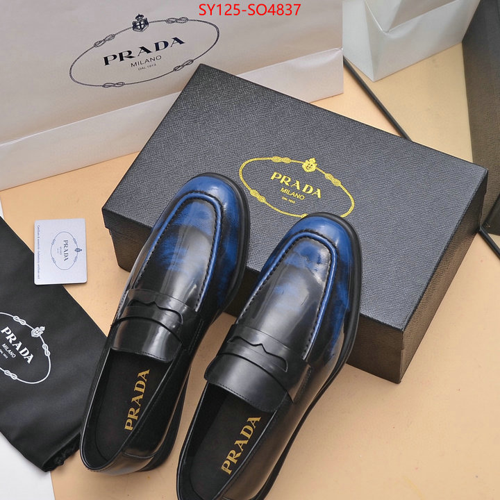 Men Shoes-Prada,designer 1:1 replica , ID: SO4837,$: 125USD