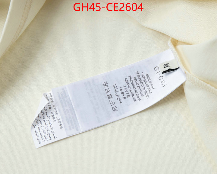 Clothing-Gucci,buy top high quality replica , ID: CE2604,$: 45USD