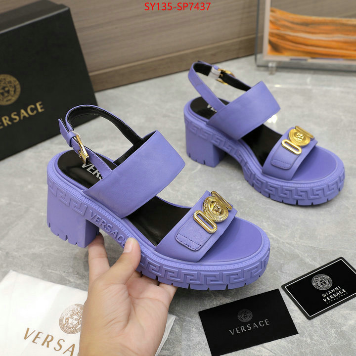 Women Shoes-Versace,fake designer , ID: SP7437,$: 135USD