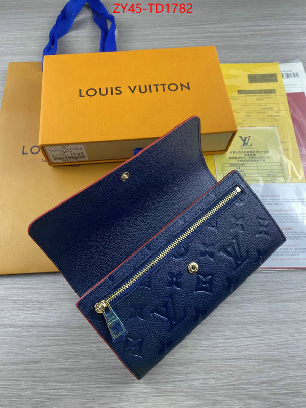 LV Bags(4A)-Wallet,ID: TD1782,$: 45USD