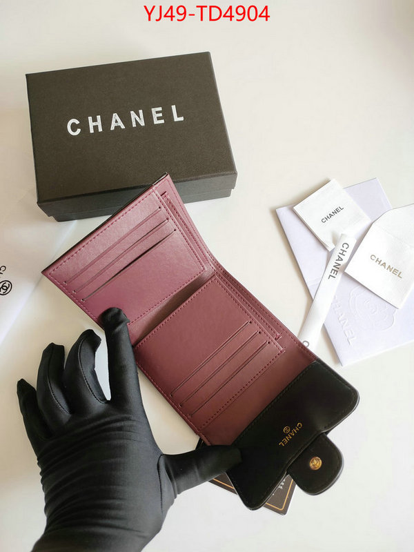 Chanel Bags(4A)-Wallet-,ID: TD4904,$: 49USD