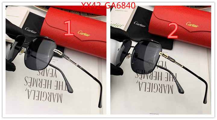 Glasses-Cartier,2023 replica wholesale cheap sales online , ID: GA6840,$: 42USD