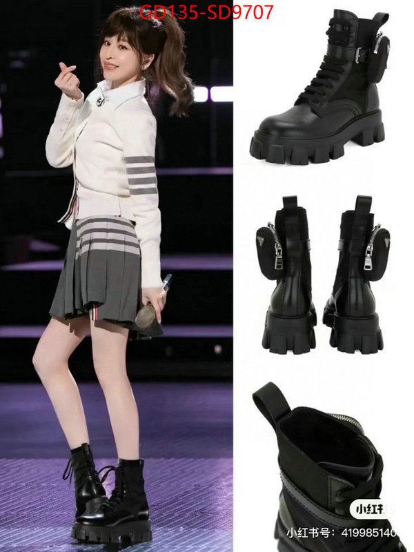 Women Shoes-Prada,what is top quality replica , ID: SD9707,$: 135USD