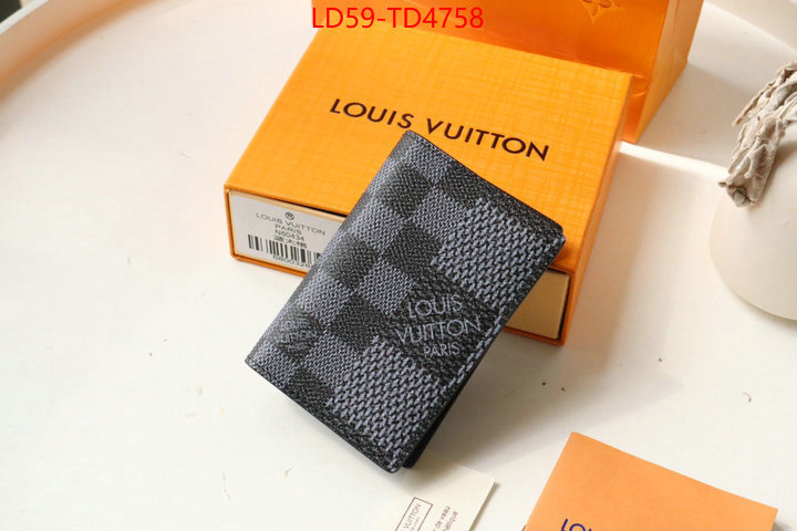 LV Bags(TOP)-Wallet,ID: TD4758,$: 59USD