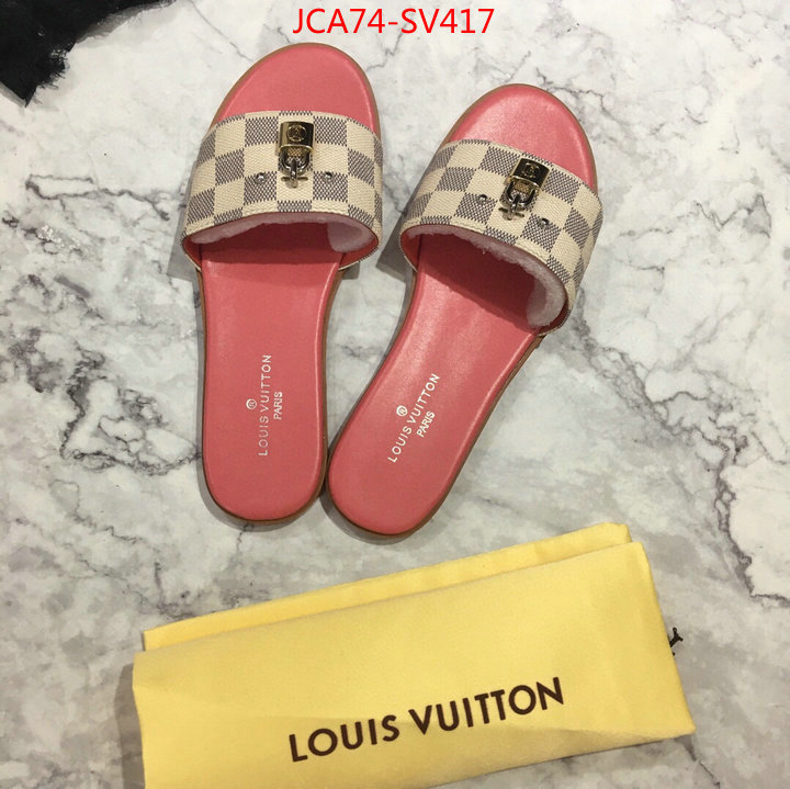 Women Shoes-LV,what 1:1 replica , ID: SV417,$:74USD