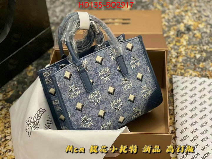 MCM Bags(TOP)-Handbag-,ID: BO2917,$: 135USD