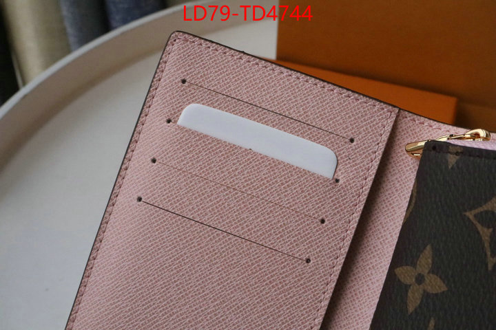 LV Bags(TOP)-Wallet,ID: TD4744,$: 79USD