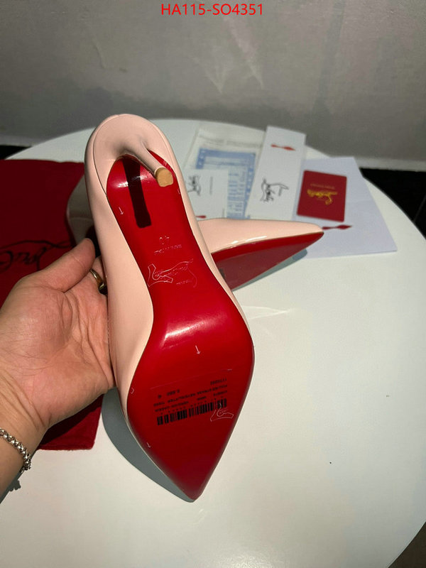 Women Shoes-Chrstn 1ouboutn,found replica , ID: SO4351,$: 115USD