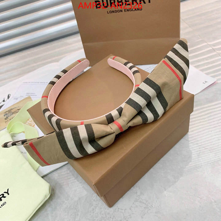 Hair band-Burberry,designer 7 star replica , ID: AN2326,$: 32USD