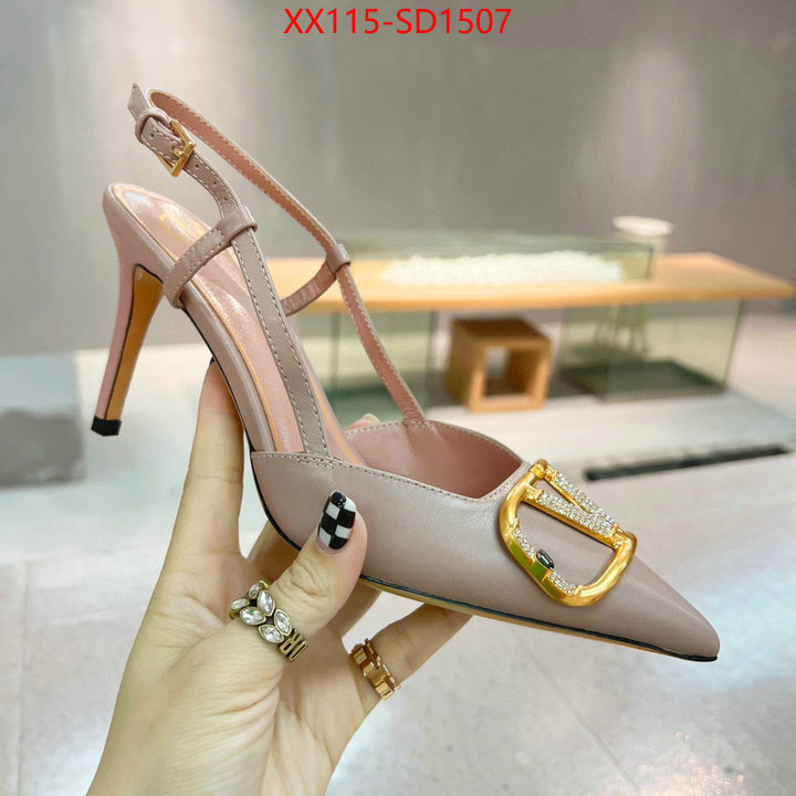 Women Shoes-Valentino,luxury fake , ID: SD1507,$: 115USD