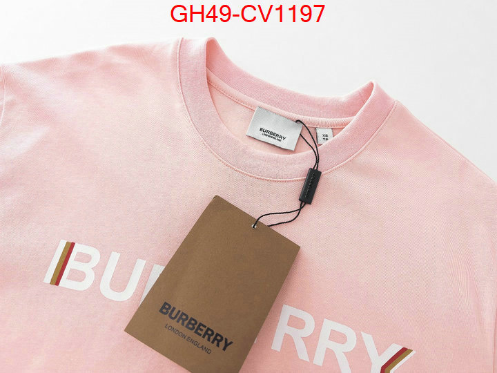 Clothing-Burberry,sellers online , ID: CV1197,$: 49USD