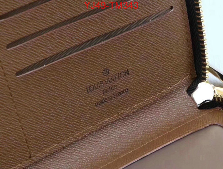 LV Bags(4A)-Wallet,ID: TM343,$:49USD