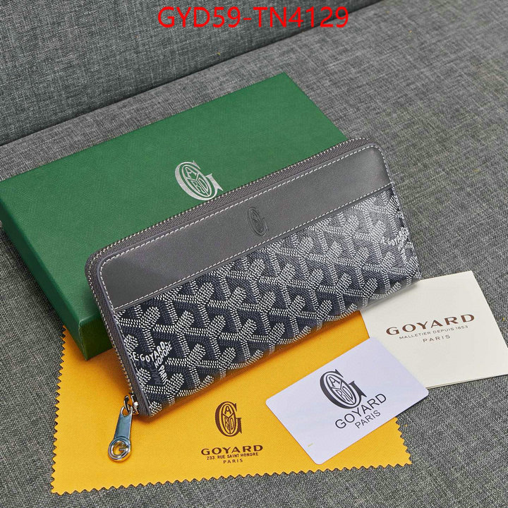 Goyard Bags(4A)-Wallet,aaaaa replica designer ,ID: TN4129,$: 59USD