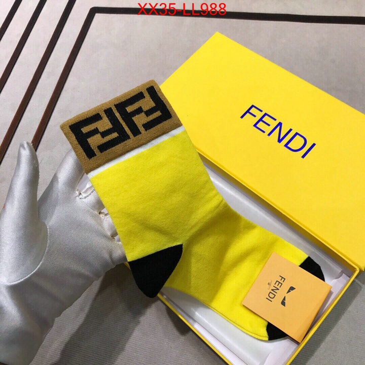 Sock-Fendi,high quality designer , ID: LL988,$:35USD