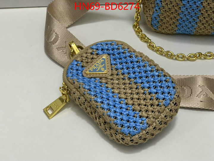 Prada Bags(4A)-Re-Edition 2005,best replica 1:1 ,ID: BD6274,$: 69USD