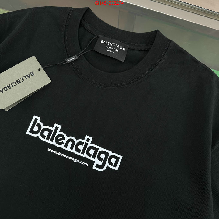 Clothing-Balenciaga,what is top quality replica , ID: CE3274,$: 45USD