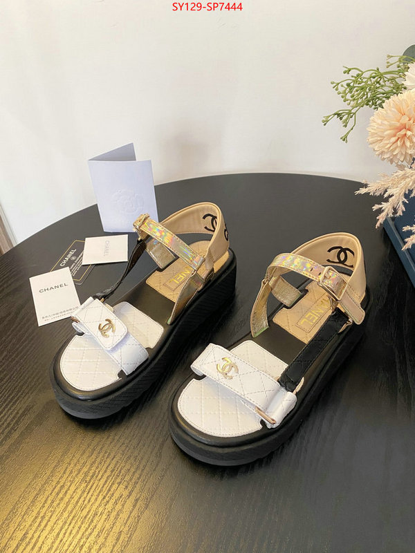 Women Shoes-Chanel,find replica , ID: SP7444,$: 129USD