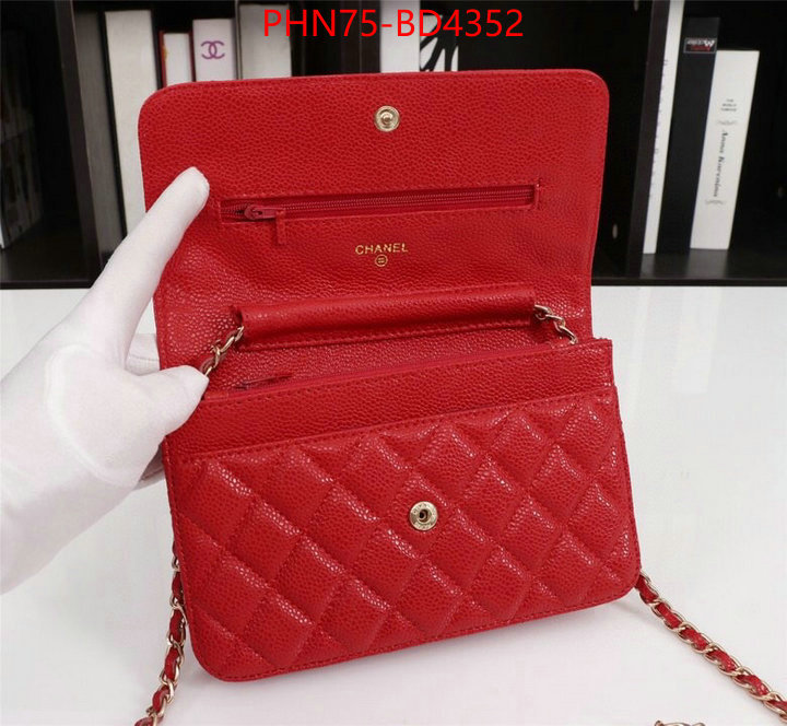 Chanel Bags(4A)-Diagonal-,ID: BD4352,$: 75USD