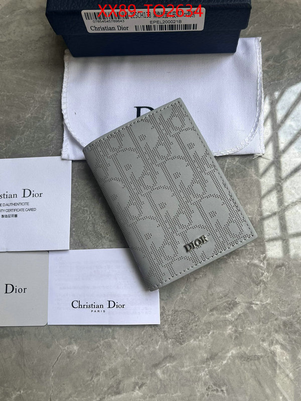 Dior Bags(TOP)-Wallet-,ID: TO2634,$: 89USD