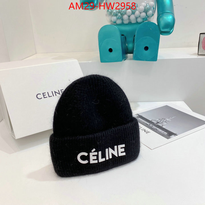 Cap (Hat)-Celine,buy first copy replica , ID: HW2958,$: 29USD