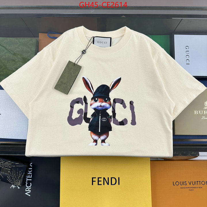 Clothing-Gucci,the top ultimate knockoff , ID: CE2614,$: 45USD