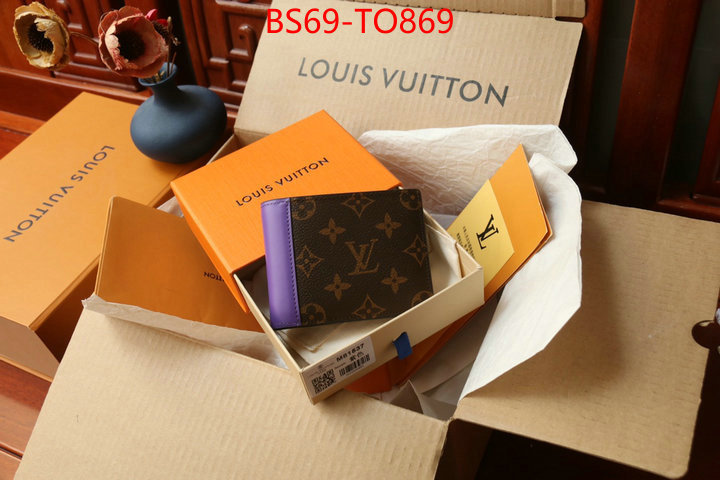 LV Bags(TOP)-Wallet,ID: TO869,$: 69USD