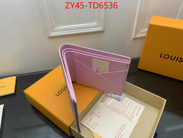 LV Bags(4A)-Wallet,replica for cheap ,ID: TD6536,$: 45USD