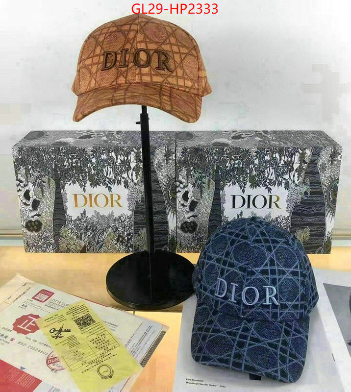 Cap (Hat)-Dior,2023 replica , ID: HP2333,$: 29USD