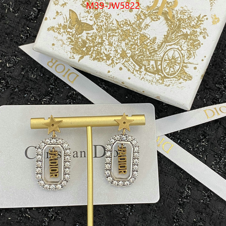 Jewelry-Dior,highest quality replica , ID: JW5822,$: 39USD