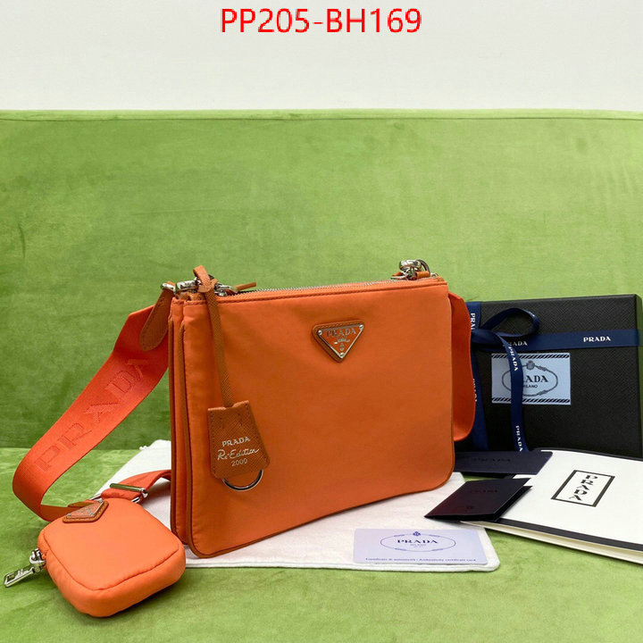 Prada Bags(TOP)-Diagonal-,ID: BH169,$:205USD