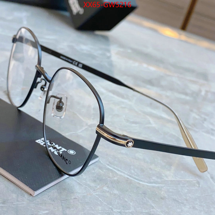Glasses-Montblanc,replica every designer , ID: GW5216,$: 65USD
