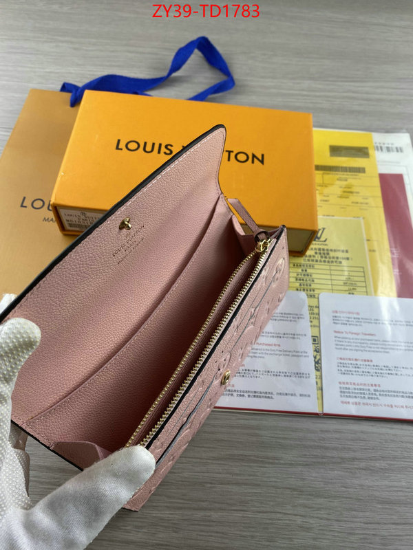 LV Bags(4A)-Wallet,ID: TD1783,$: 39USD