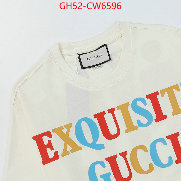 Clothing-Gucci,replica aaaaa+ designer , ID: CW6596,$: 52USD