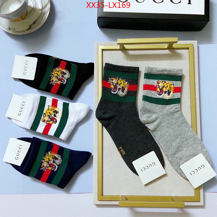 Sock-Gucci,best fake , ID: LX169,$: 35USD
