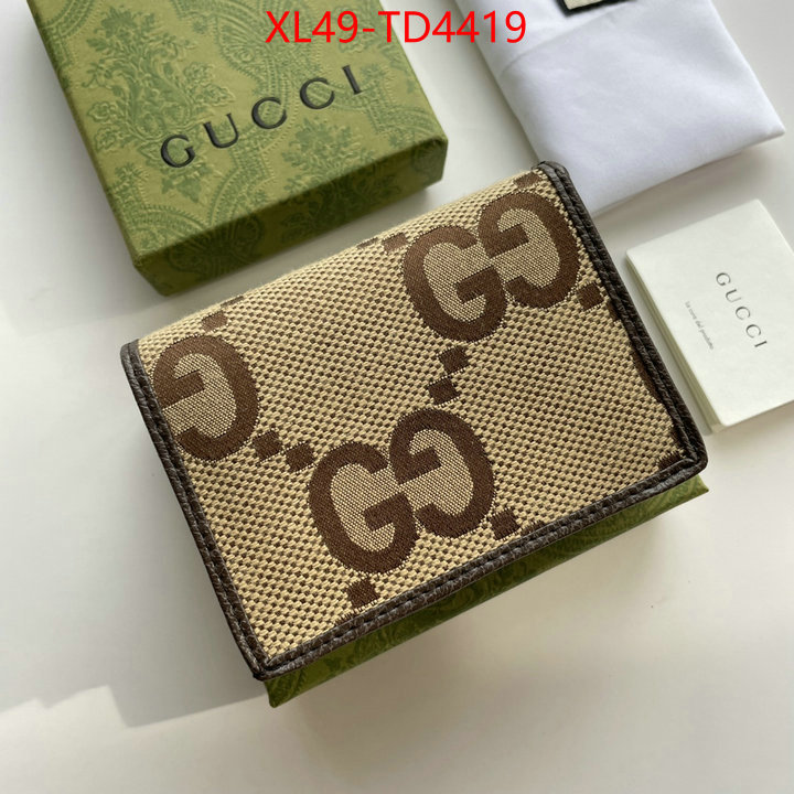 Gucci Bags(4A)-Wallet-,china sale ,ID: TD4419,$: 49USD