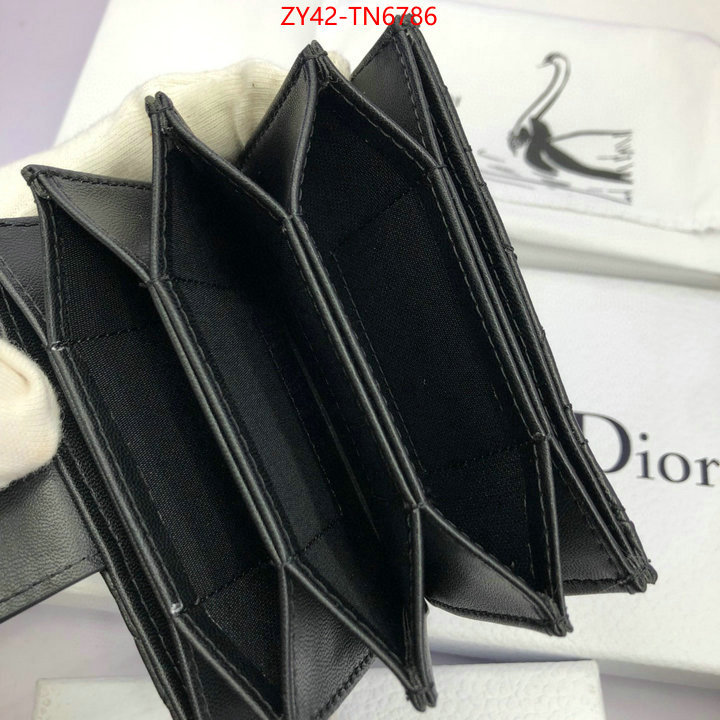 Dior Bags(4A)-Wallet-,ID: TN6786,$: 42USD