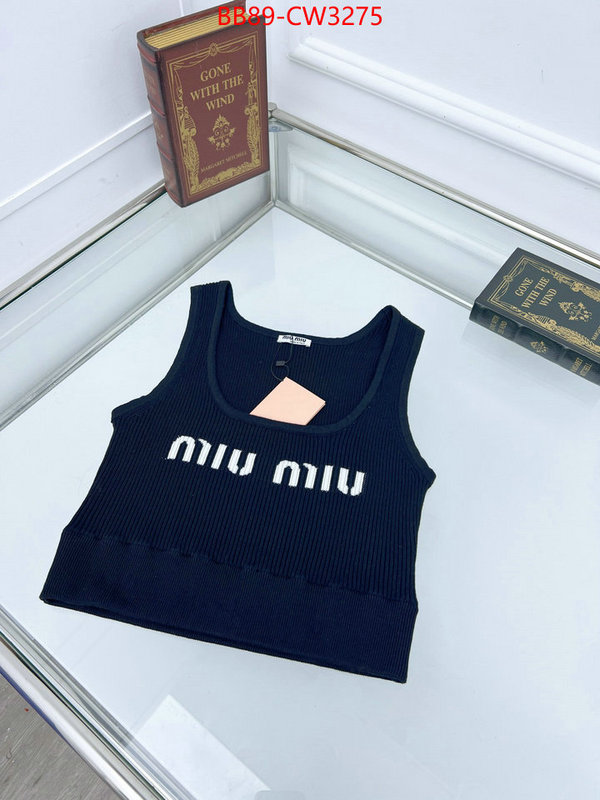 Clothing-MIU MIU,luxury fake , ID: CW3275,$: 89USD