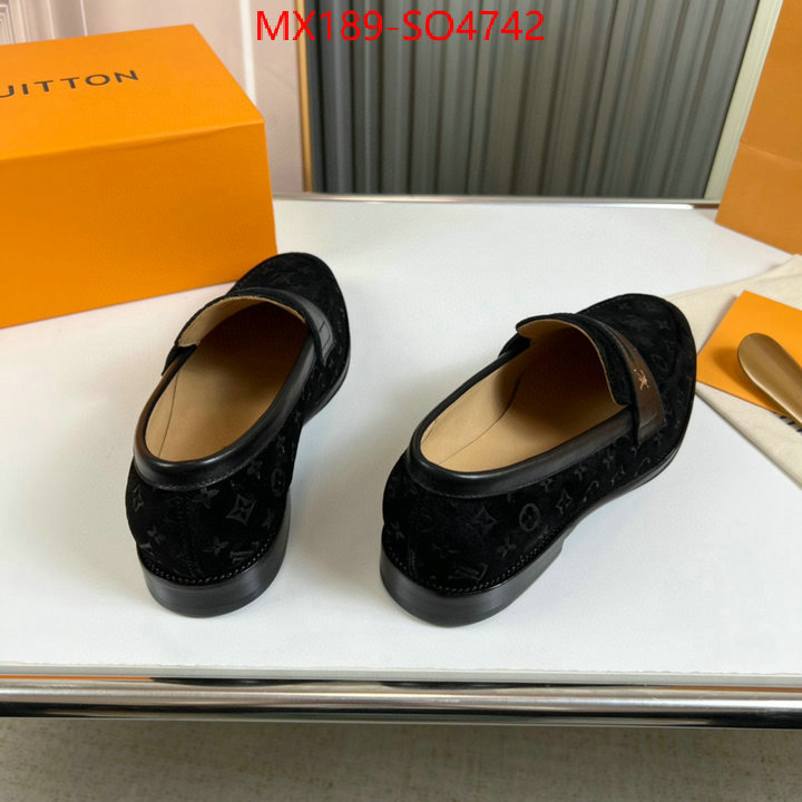 Men Shoes-LV,2023 aaaaa replica 1st copy , ID: SO4742,$: 189USD