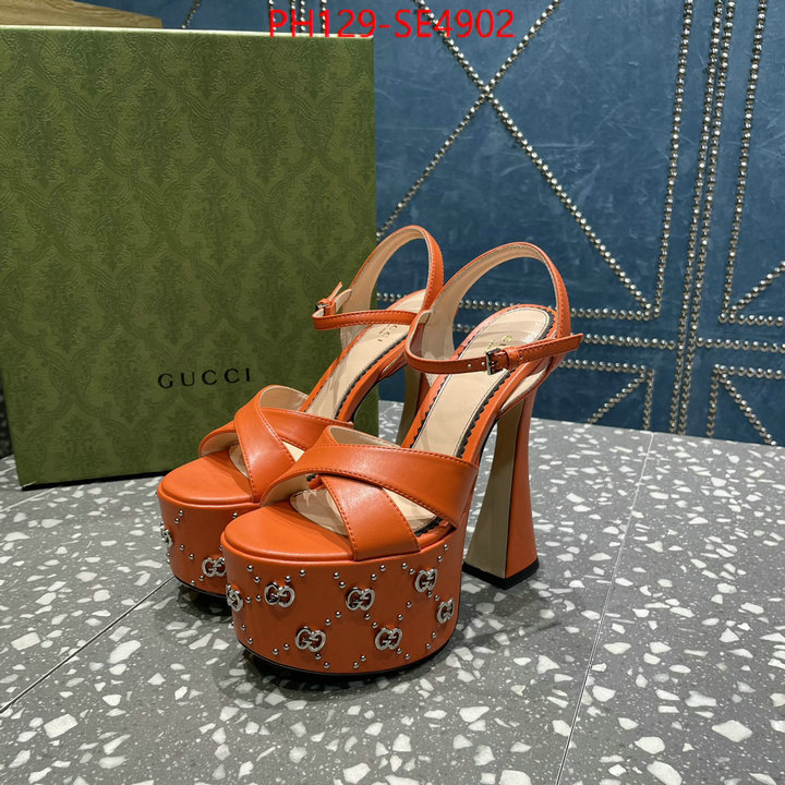 Women Shoes-Gucci,highest quality replica , ID: SE4902,$: 129USD